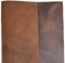 ELW 5/6 OZ BB (2.0/2.4 mm) Bourbon Brown 16''X18'' 2 pcs Set Natural Full Grain Leather Thickness for Crafts/Tooling/Hobby Workshop